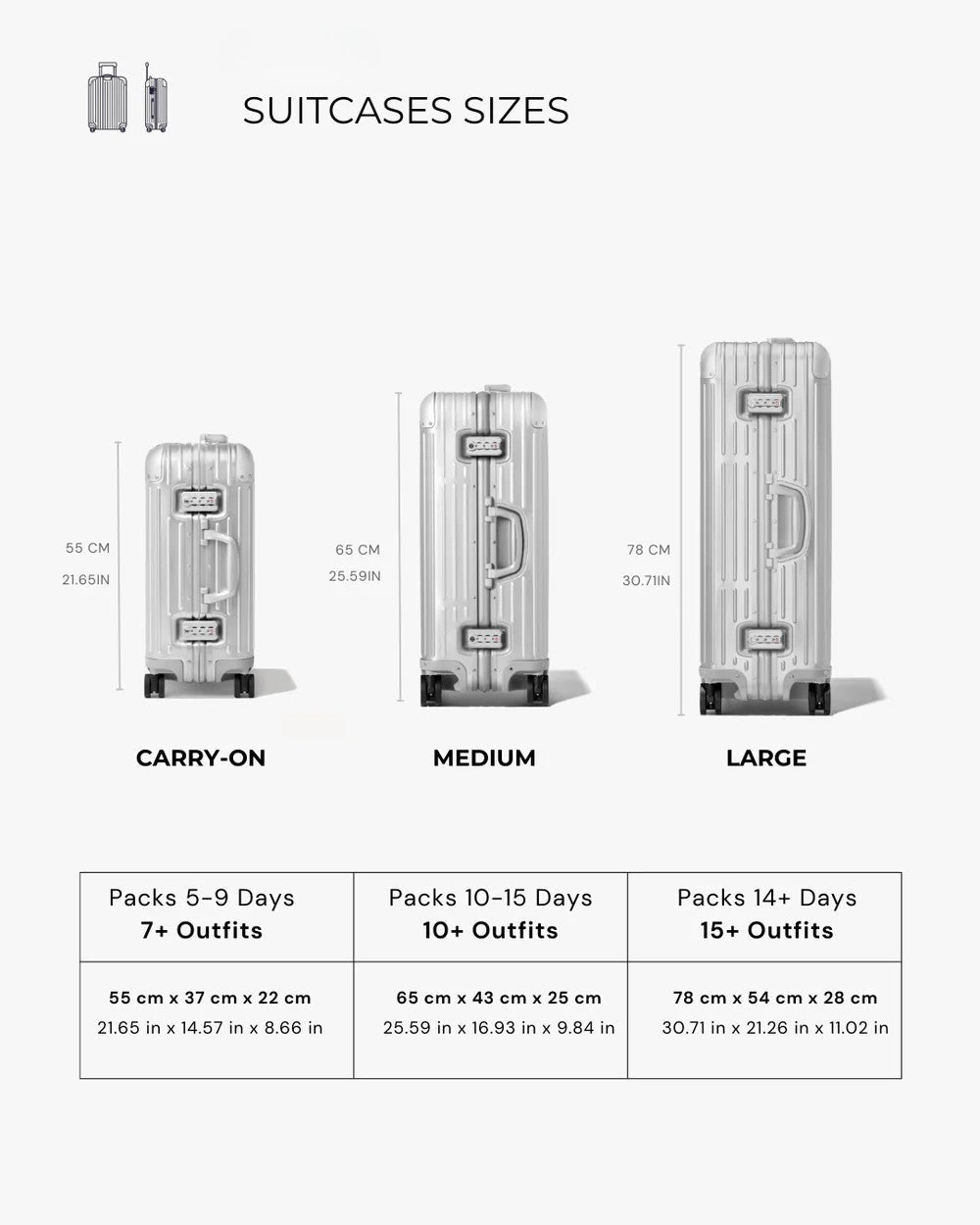 XAVI ALUMINIUM - SILVER TRAVEL SET