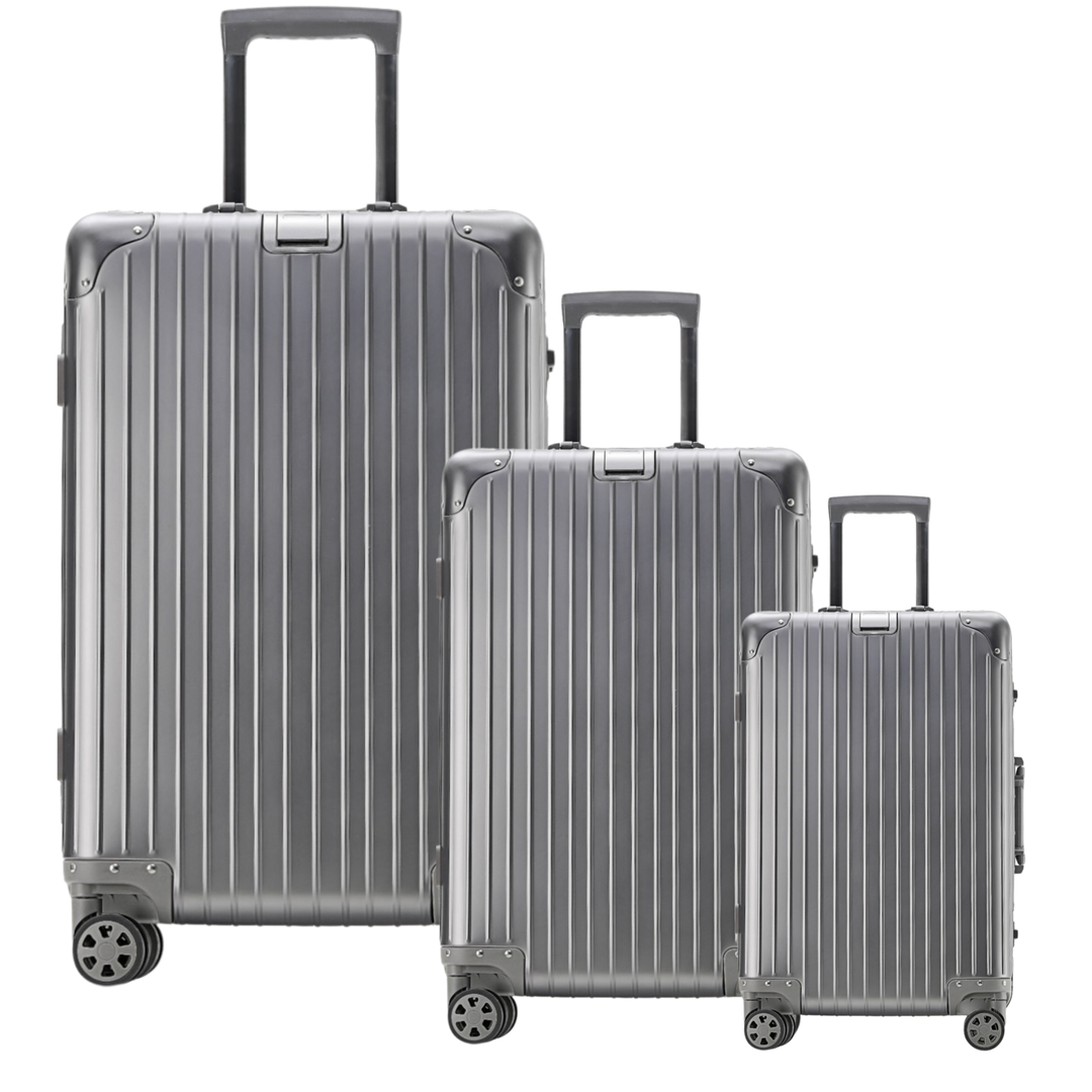 XAVI ALUMINIUM - DEEPGREY TRAVEL SET