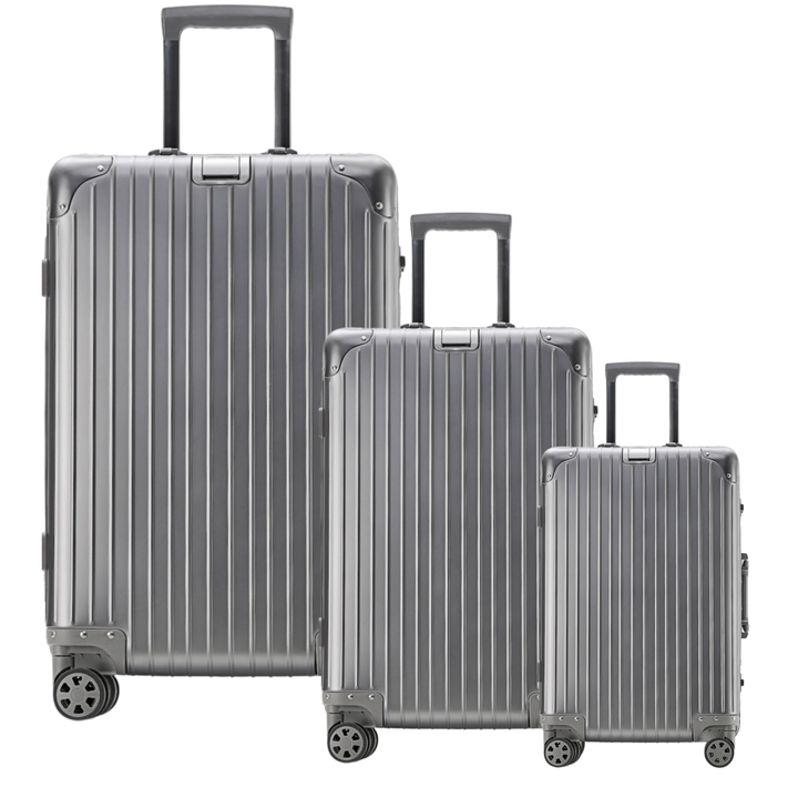 XAVI ALUMINIUM - DEEPGREY TRAVEL SET