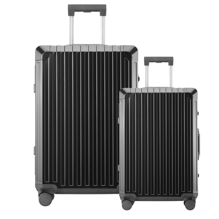 ICONIC ALUMINIUM - BLACK TRAVEL SET
