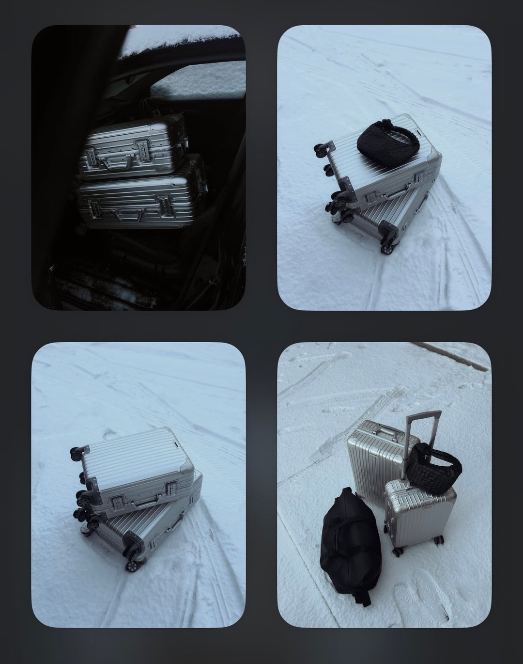 XAVI ALUMINIUM - DEEPGREY TRAVEL SET