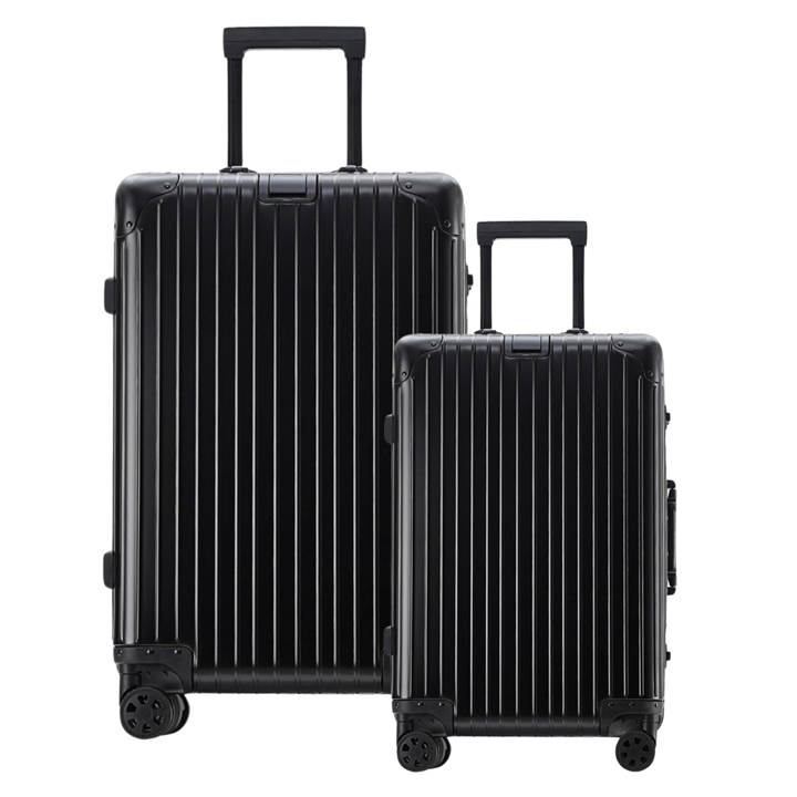 XAVI ALUMINIUM - BLACK TRAVEL SET