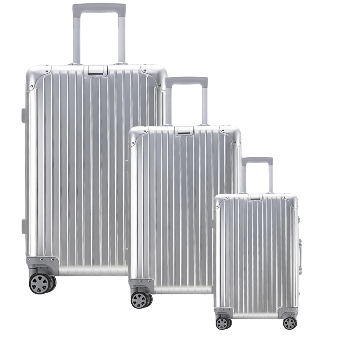 XAVI ALUMINIUM - SILVER TRAVEL SET