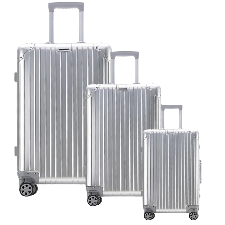 XAVI ALUMINIUM - SILVER TRAVEL SET